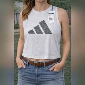 NWT Adidas Woman's Gray Sleeveless Shirt